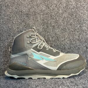 ALTRA Lone Peak ALL WTHR Waterproof Hiking Boots Womens 9.5 Gray AL0A4VRA231
